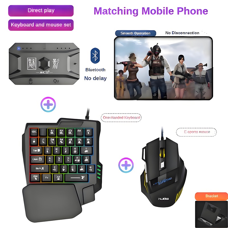 Mouse Bungee Holder - M1 Pro Gamepad Handy-Spielkonverter Maus-Tastatur-Spielcontroller BT5.0