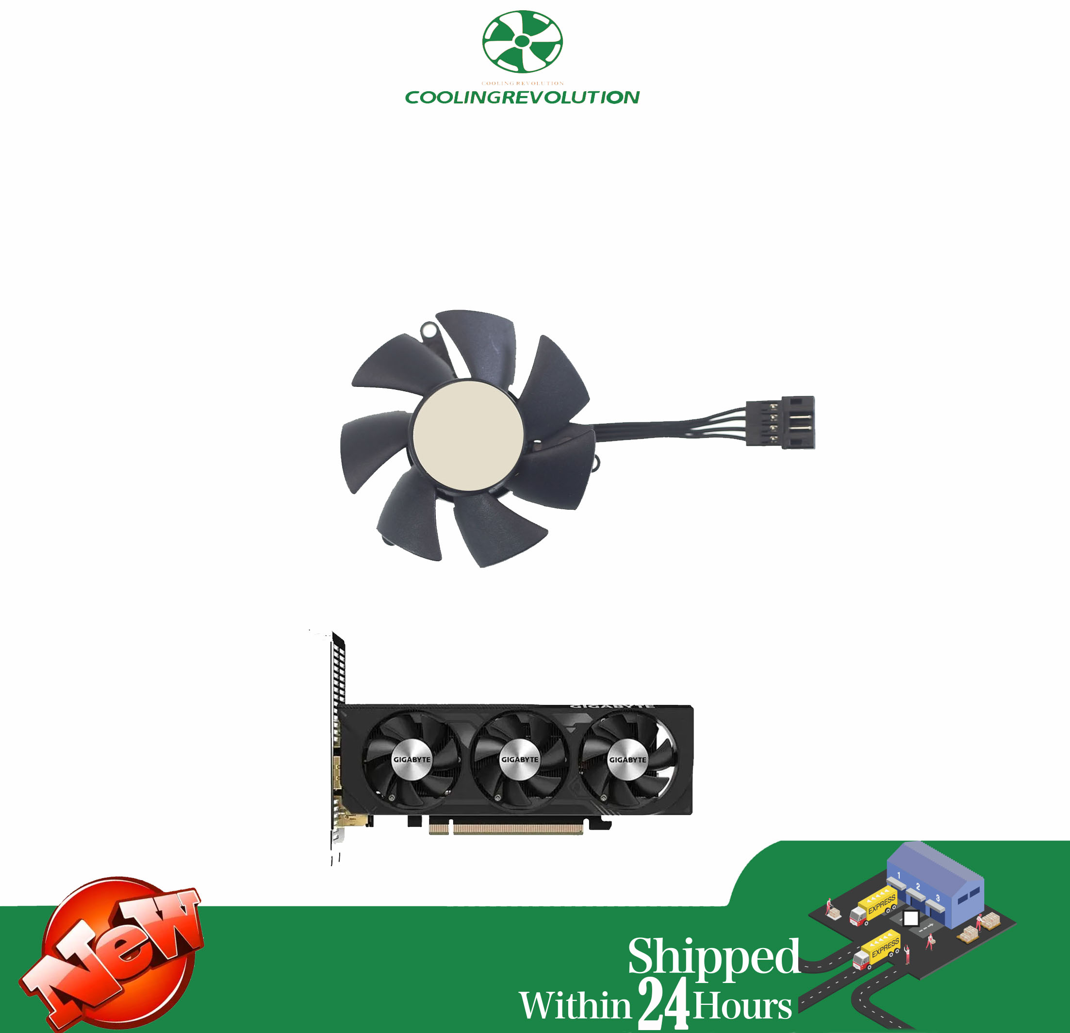 Nvidia Vga Rtx 4060 - 46mm ga51s2h dc12v2.5a Grafikkarten lüfter für