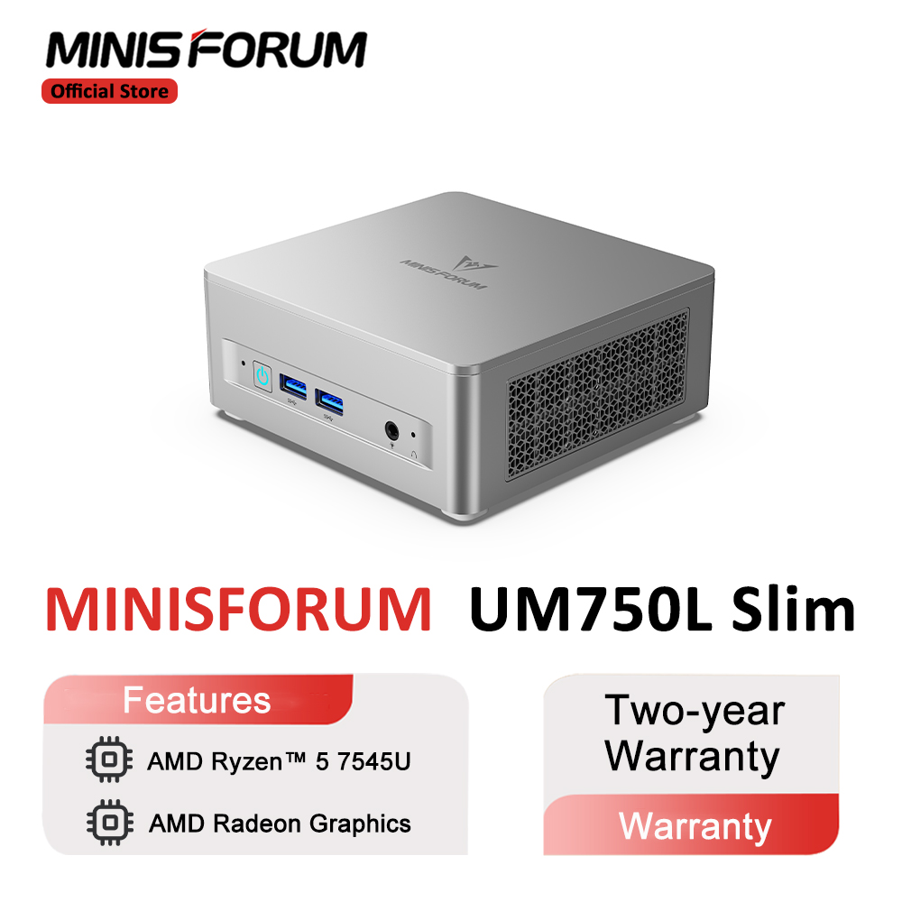 Pc Gaming Ryzen - MINISFORUM Mini-PC UM750L Slim AMD Ryzen