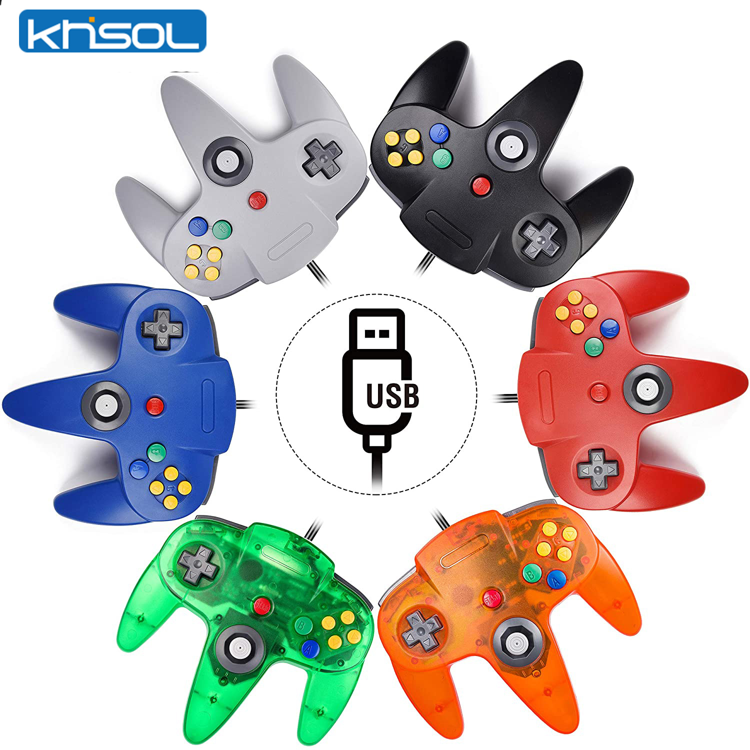 Pc Gaming Emulator - N64 Controller Klassische USB Wired Remote