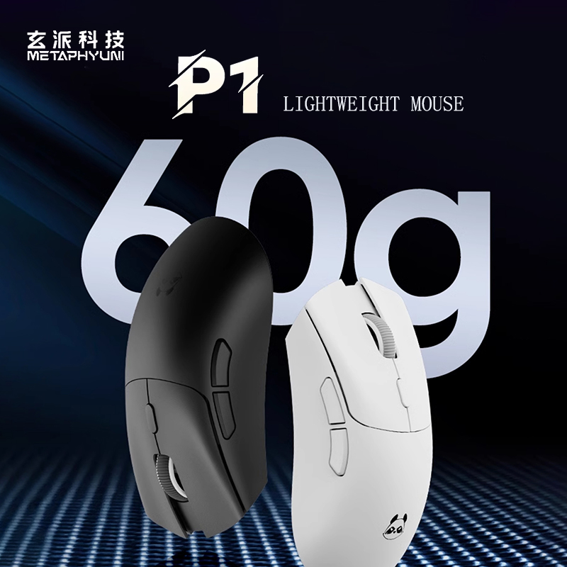 Wireless Gaming Mouse - Metaphyuni Panda P1 Kabellose Maus Paw3395L
