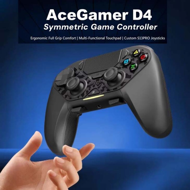 Pc Gaming Emulator - AceGamer D4 Kabelloser Steam-Controller Symmetrischer Bluetooth
