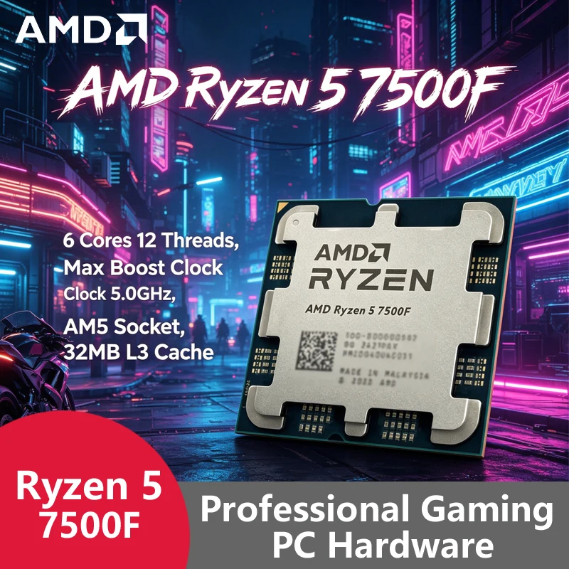 AMD Ryzen 5 7500F AM5 5nm Gami – Pc Gaming Ryzen Bewertung und Preis