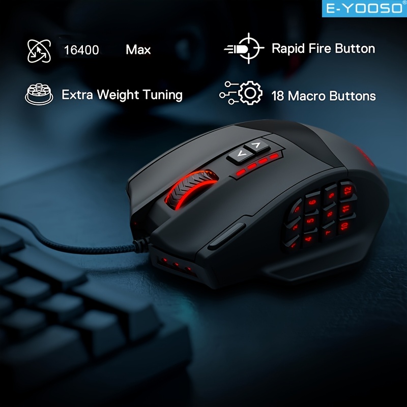 E-YOOSO RGB-Gaming-Maus mit Ka – Mouse Bungee Holder Bewertung und Preis