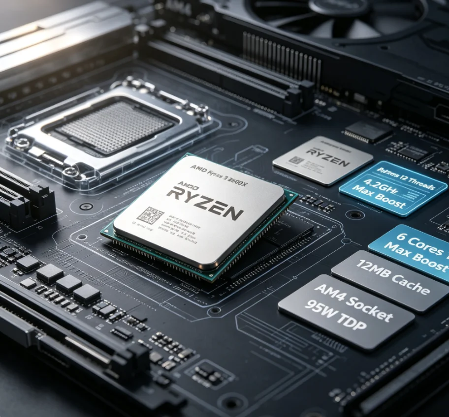 AMD R5 2600X 12nm Unboxed-Proz – Pc Gaming Ryzen Bewertung und Preis