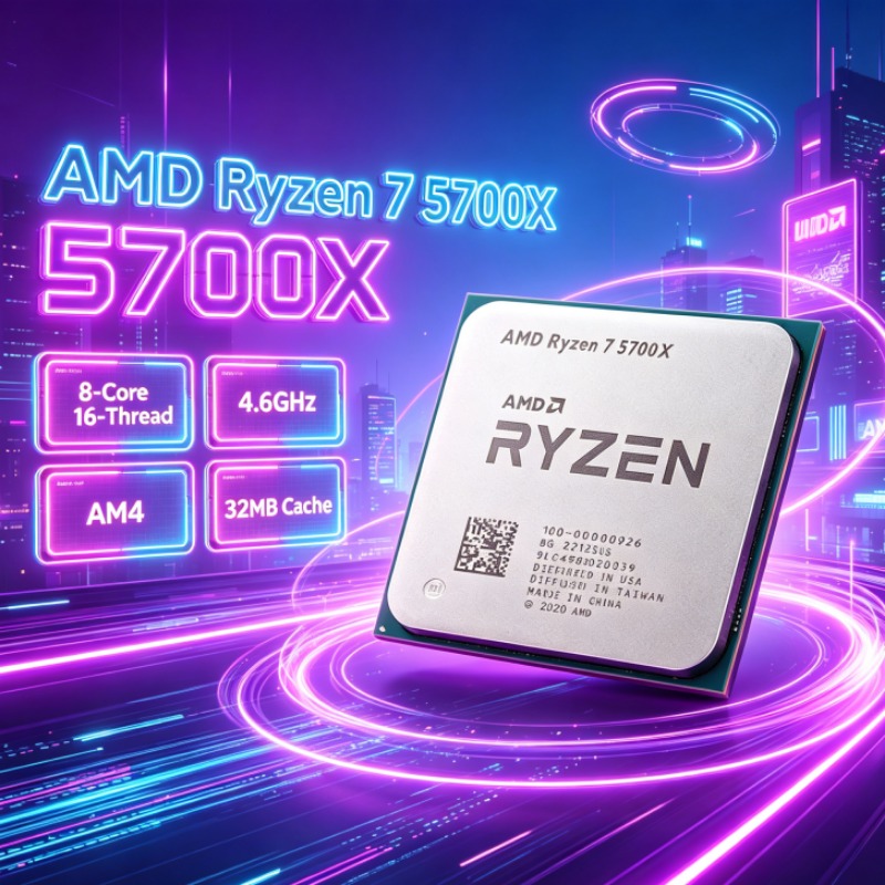 AMD Ryzen 7 5700X Gaming-Proze – Pc Gaming Ryzen Bewertung und Preis