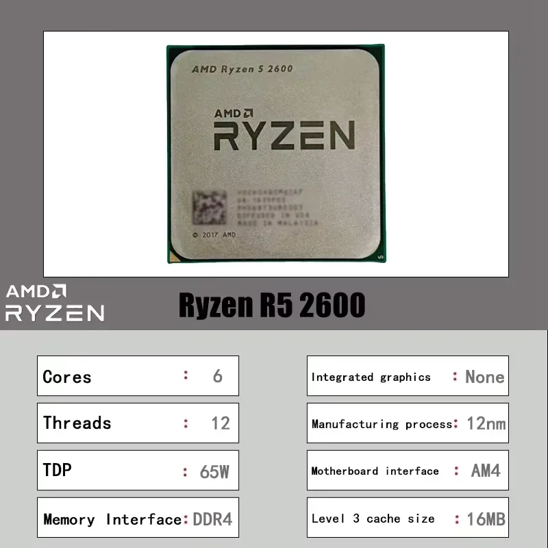 AMD Ryzen 5 2600 Einstiegs-Des – Pc Gaming Entry Level Bewertung und Preis