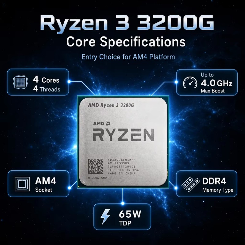 Einstiegs-Desktop-APU 4 Kerne  – Pc Gaming Entry Level Bewertung und Preis